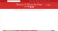 Desktop Screenshot of flowersdecorbysean.com